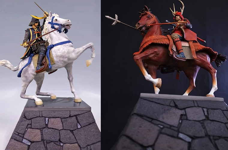 Samurai Statues